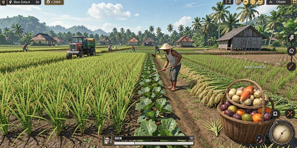 Screenshot momen seru dalam permainan.