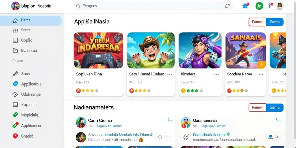 Memperlihatkan berbagai karakter menarik yang bisa dipilih.