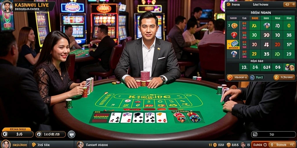 Tangkapan layar memperlihatkan fitur live betting yang interaktif.