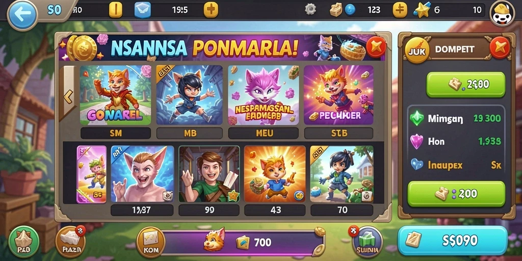 Sistem tantangan yang beragam dan menantang.