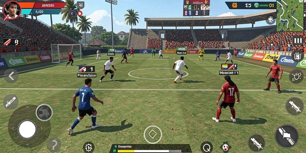 Momen seru saat menyelesaikan misi dalam game.