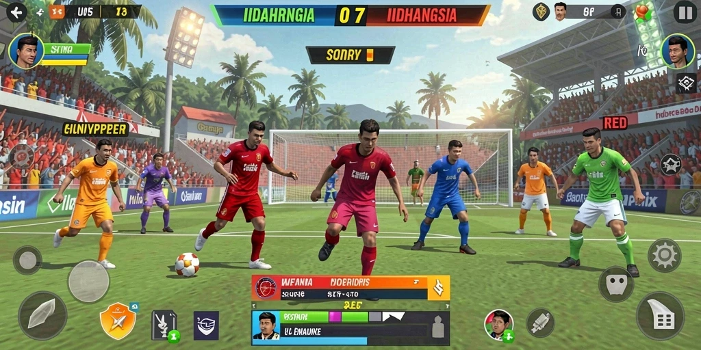 Mode multiplayer yang seru dan kompetitif.