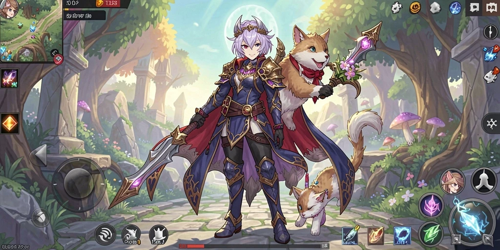 Visual yang mencolok dari level baru yang diperbarui.
