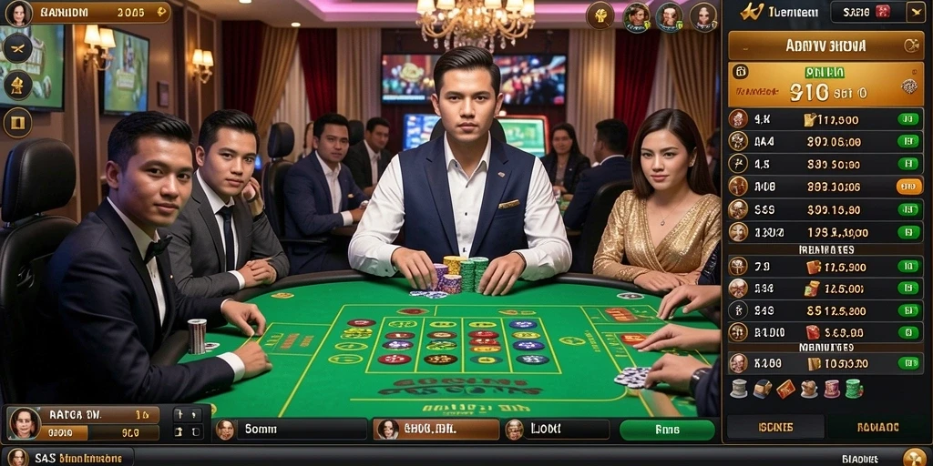 Tangkapan layar menampilkan leaderboard kompetitif yang menunjukkan peringkat pemain.