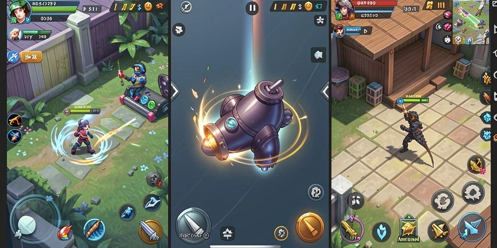 Deskripsi screenshot menampilkan berbagai level yang penuh tantangan.