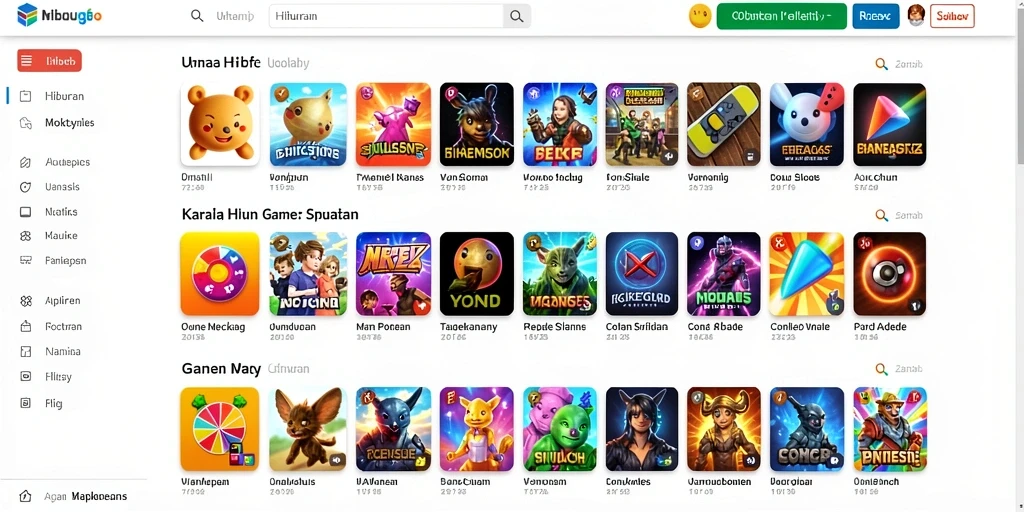 Pemandangan indah dari udara dalam game.